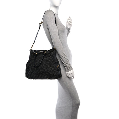 Louis Vuitton Denim Neo Cabby GM Black 2 of 11