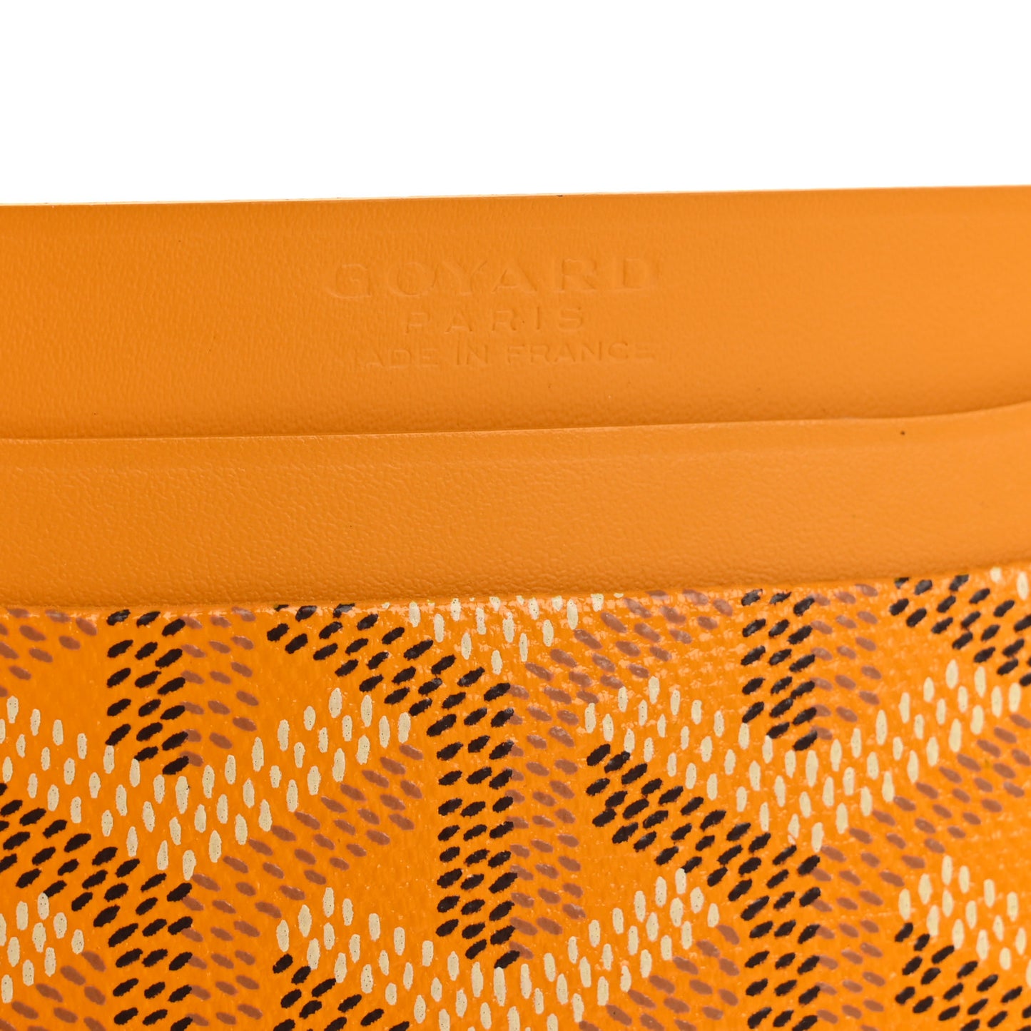 Goyardine Saint Sulpice Card Holder Yellow