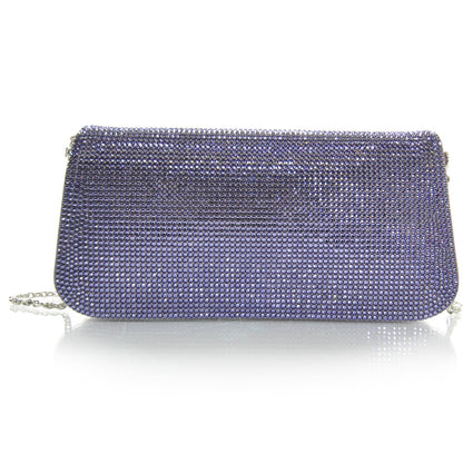 Judith Leiber Swarovski Crystal Evening Bag Purple 1 of 7