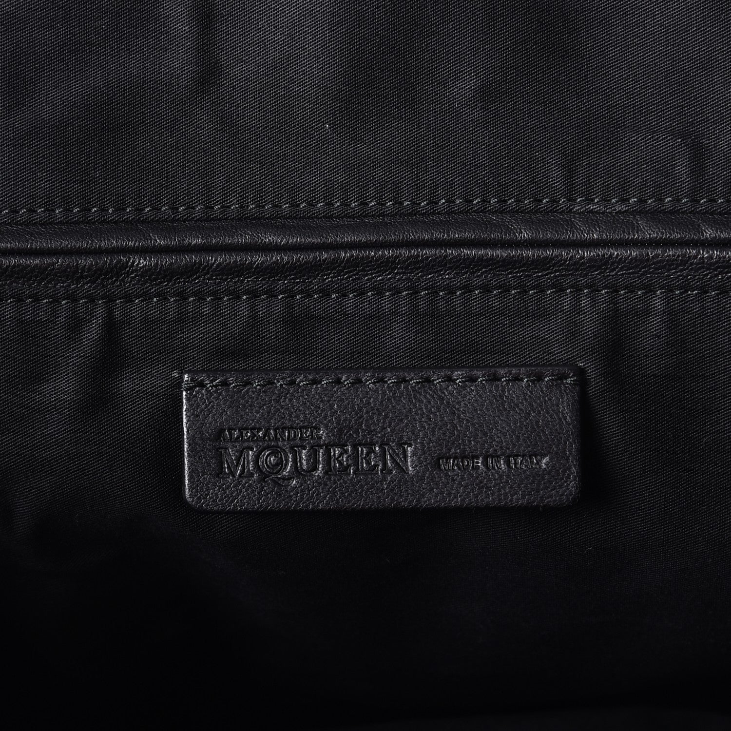 Alexander McQueen Sheepskin De Manta Carryall Black 6 of 11