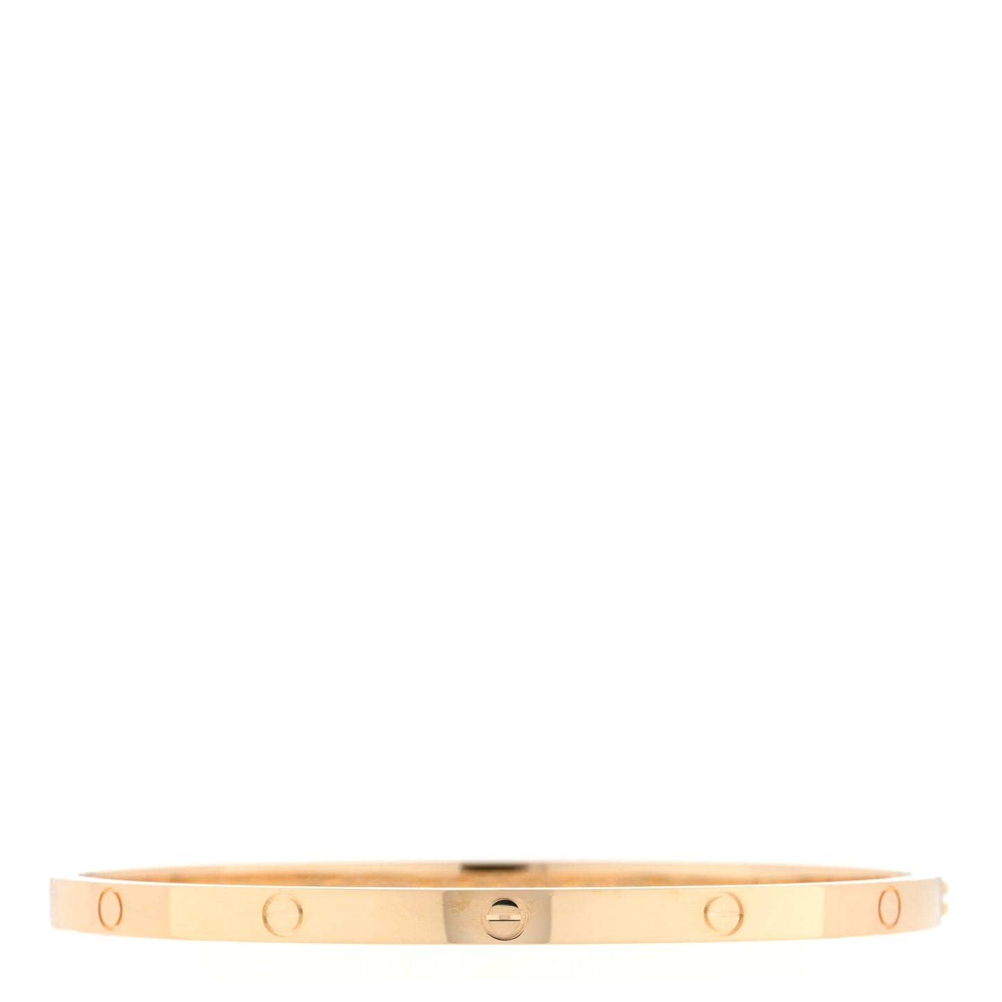 18K Yellow Gold Small LOVE Bracelet 17