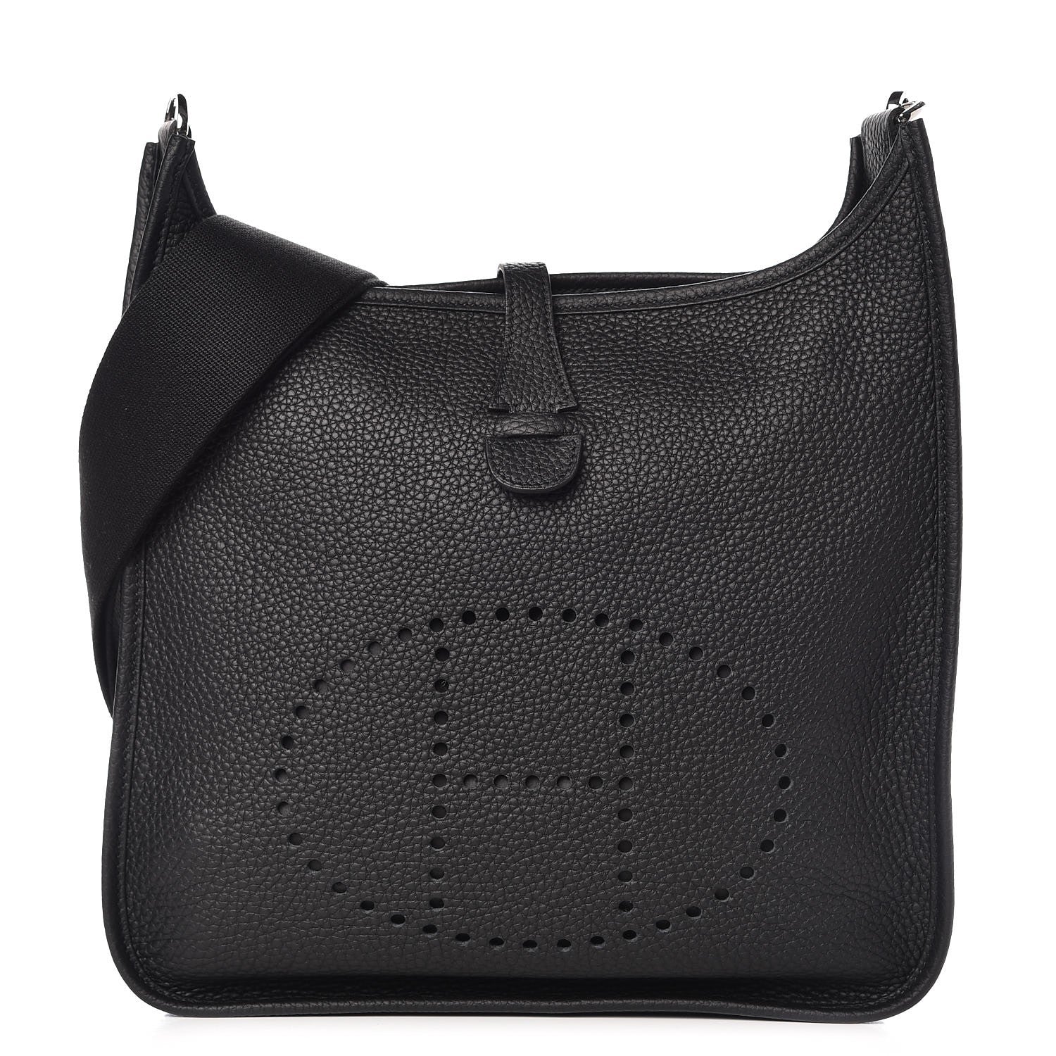 Hermes Taurillon Clemence Evelyne III PM Black 1 of 8