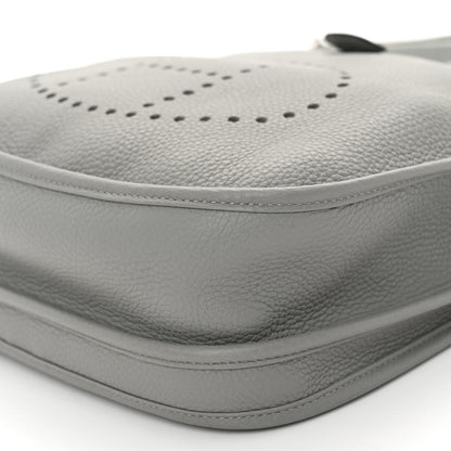 Hermes Taurillon Clemence Evelyne III PM Gris Mouette 10 of 11