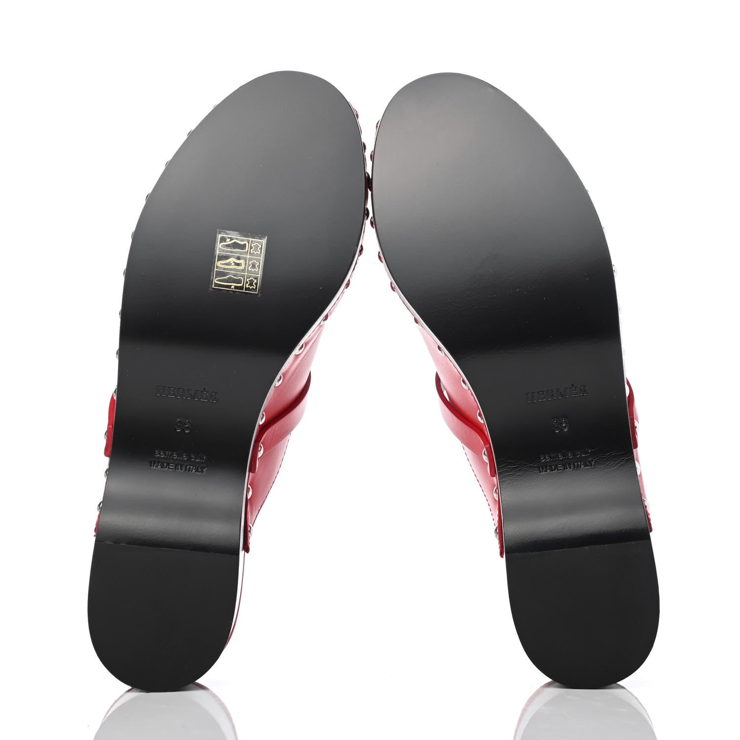 Hermes Calfskin Carlotta Mules 38 5 of 8