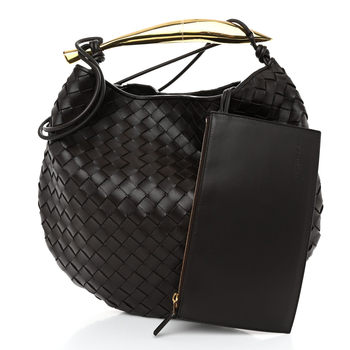 Nappa Intrecciato Medium Sardine Bag Fondant