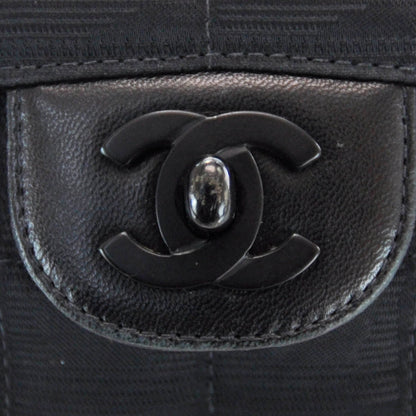 Chanel Nylon Travel Flap Black 5 of 10