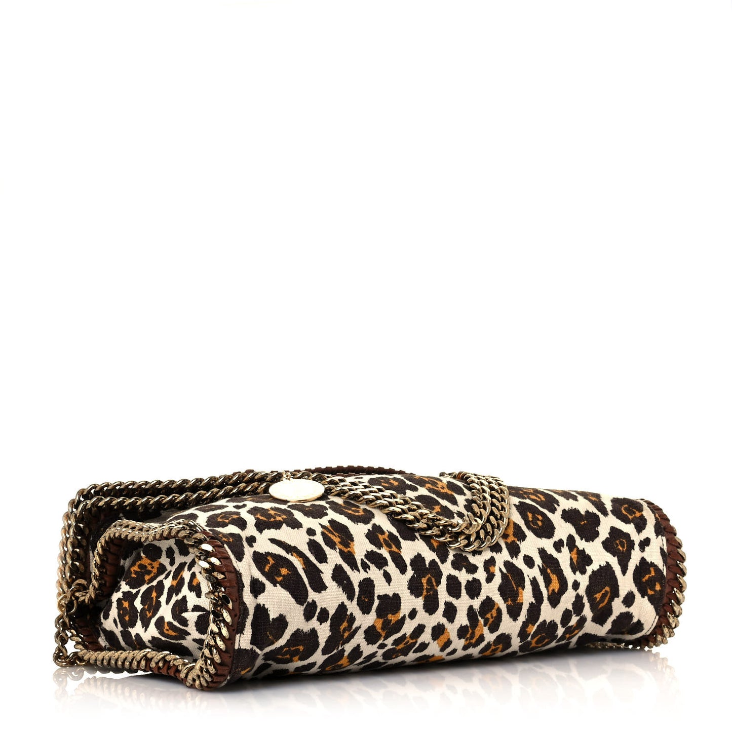 Linen Leopard Small Falabella Tote