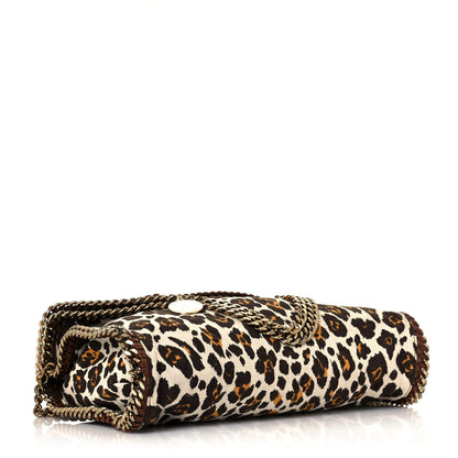 Stella McCartney Linen Leopard Small Falabella Tote 4 of 12
