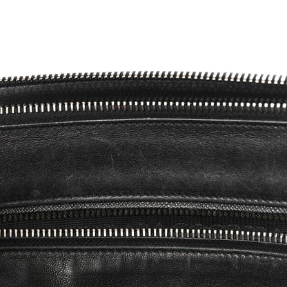 Prada Saffiano City Calf Medium Galleria Double Zip Tote Black 9 of 11