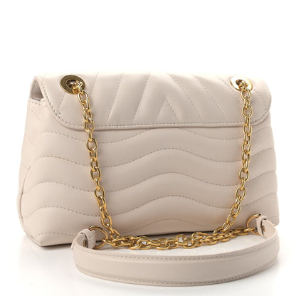 Louis Vuitton Calfskin LV New Wave Chain Bag Ivory 3 of 9