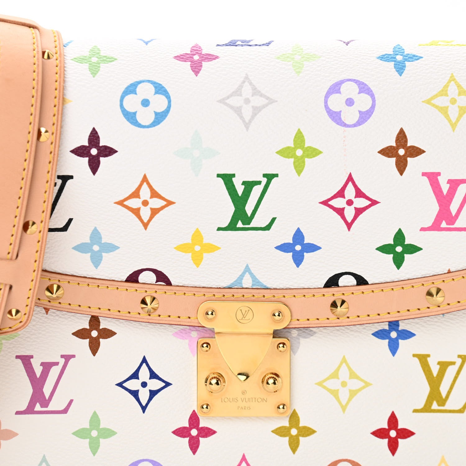 Louis Vuitton Monogram Multicolor Sologne White 8 of 11