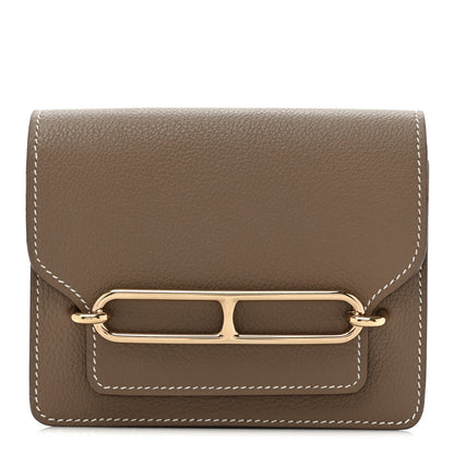 Hermes Evercolor Roulis Slim Wallet Etoupe 1 of 13