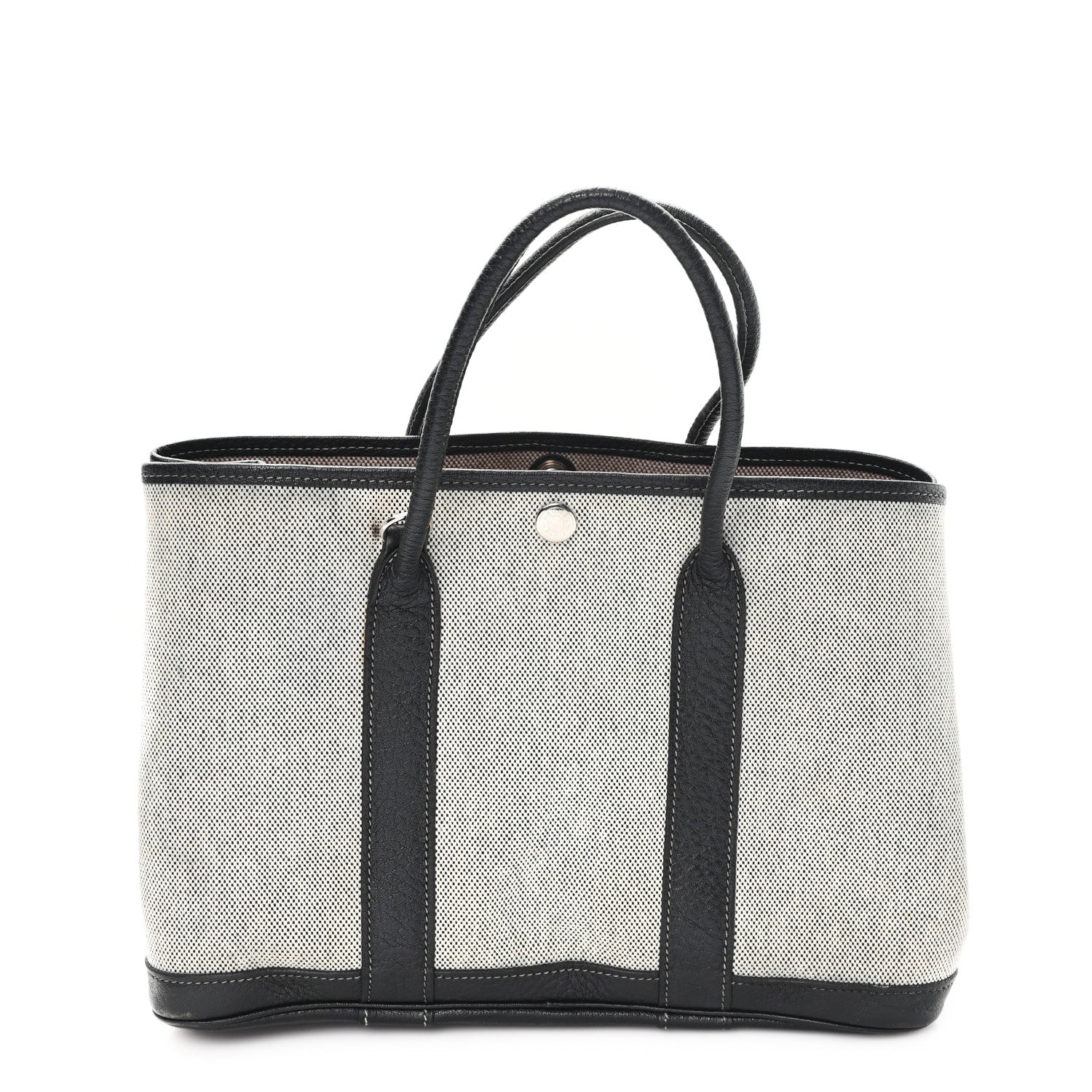 Hermes Buffle Skipper Toile Garden Party 30 TPM Black 1 of 11