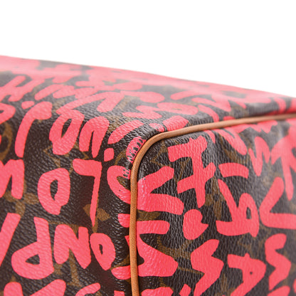 Louis Vuitton Monogram Graffiti Speedy 30 Fuchsia 14 of 15