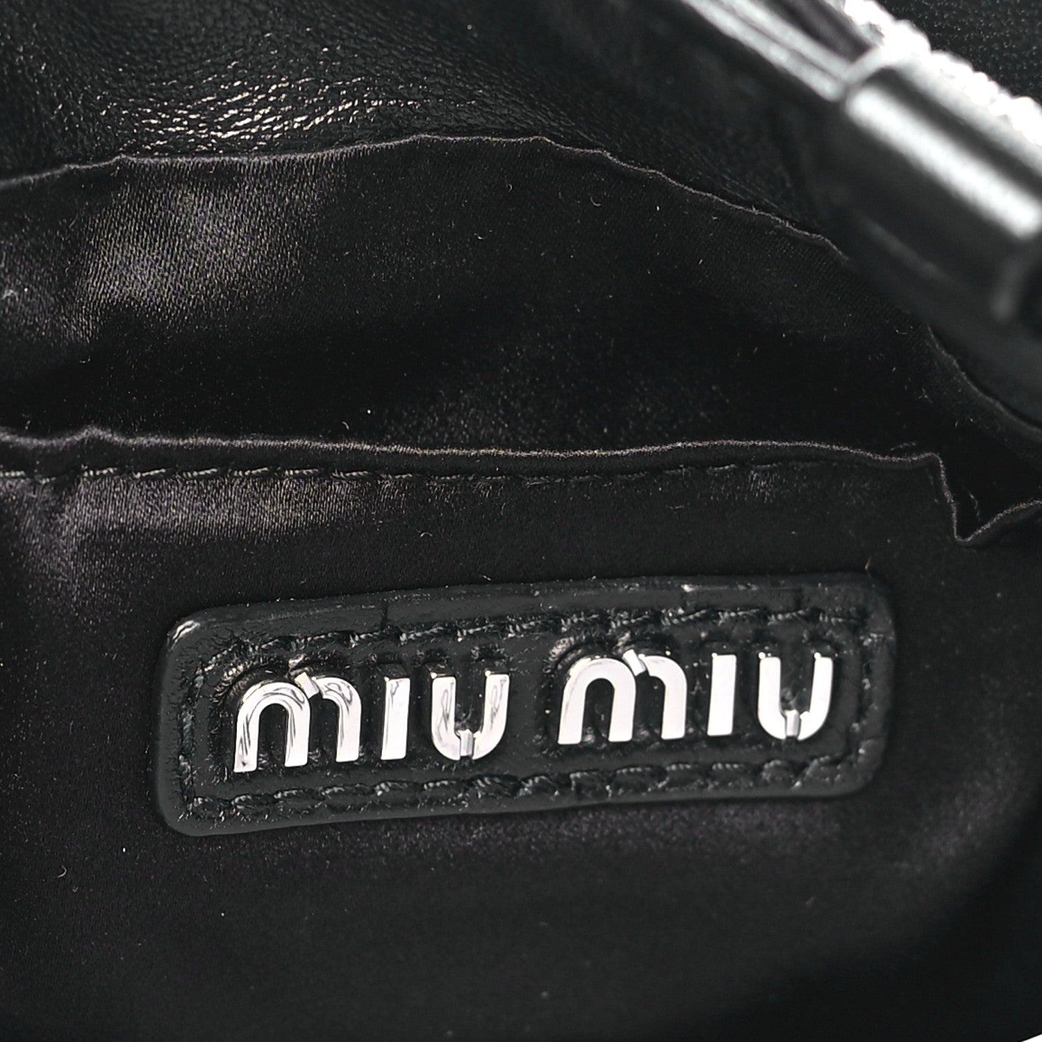 Miu Miu Raso Crystal Starlight Bucket Bag Black 6 of 10