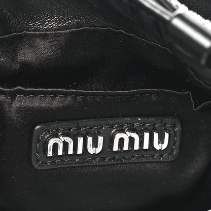 Miu Miu Raso Crystal Starlight Bucket Bag Black 6 of 10