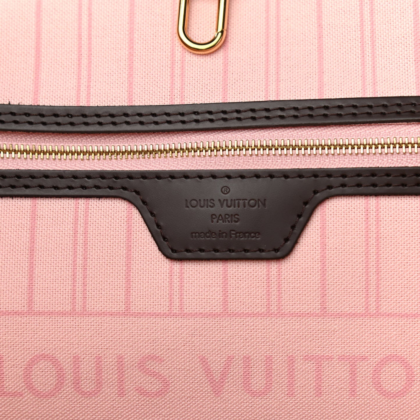 Damier Ebene Neo Neverfull MM Rose Ballerine