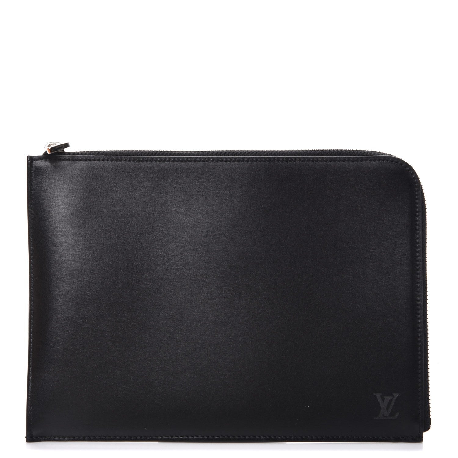 Louis Vuitton Calfskin Souple Pochette Jour PM Black 1 of 8