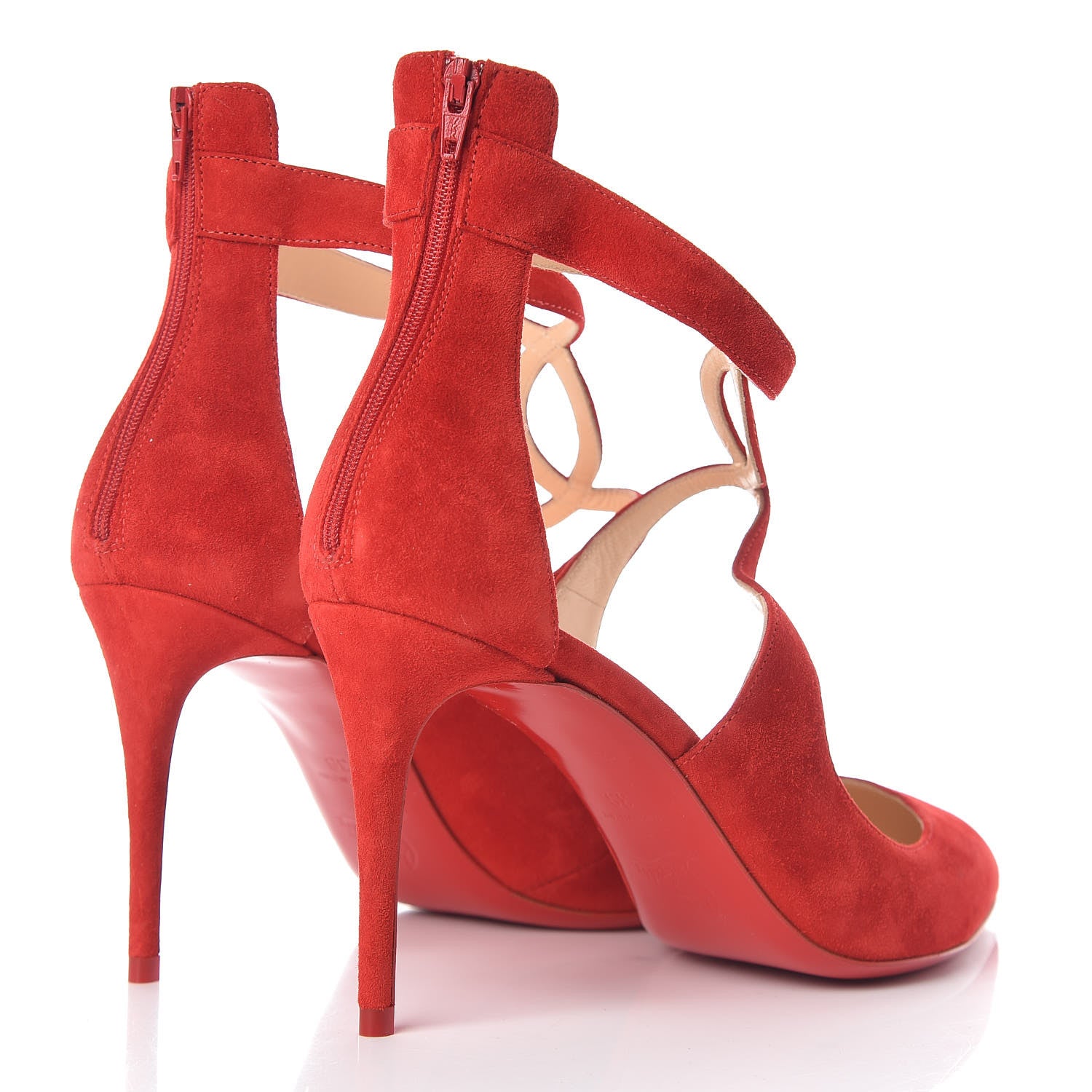Christian Louboutin Veau Velours Rosas 85 Pumps 39 Loubi 4 of 10