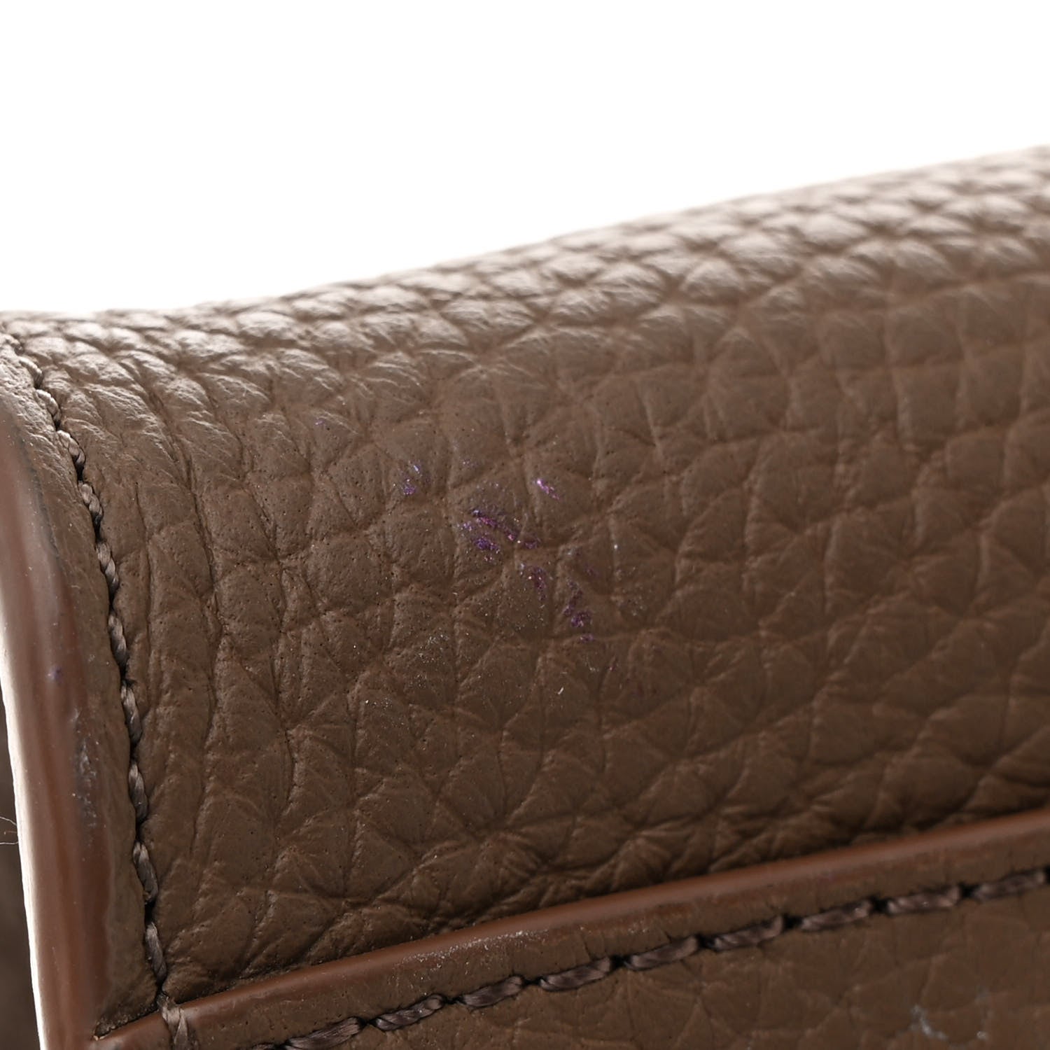 The Row Grained Calfskin Soft Margaux 10 Bag Dark Olive 10 of 10