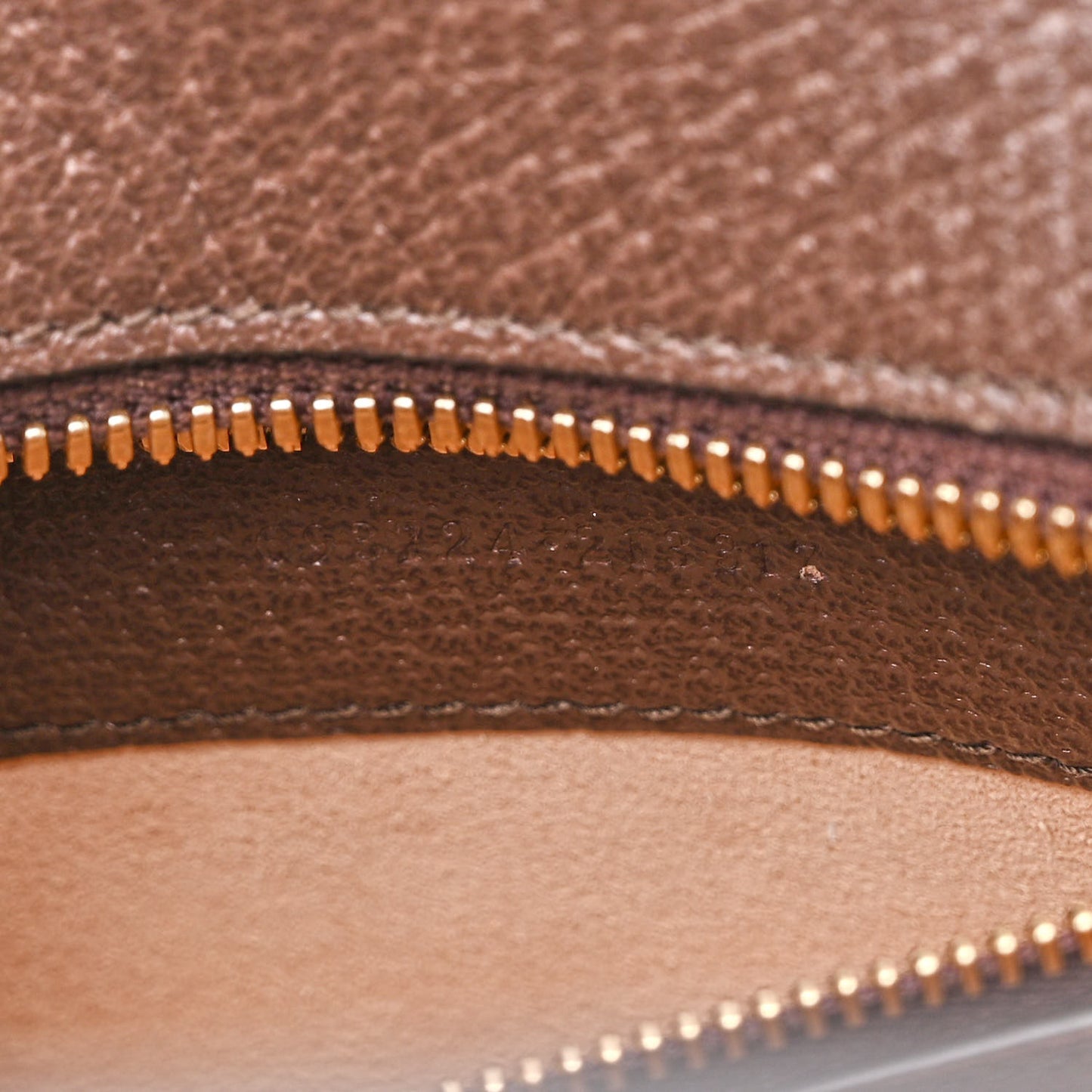 GG Supreme Monogram Textured Dollar Calfskin Web Small Ophidia Slip Handle Tote Beige Ebony New Acero