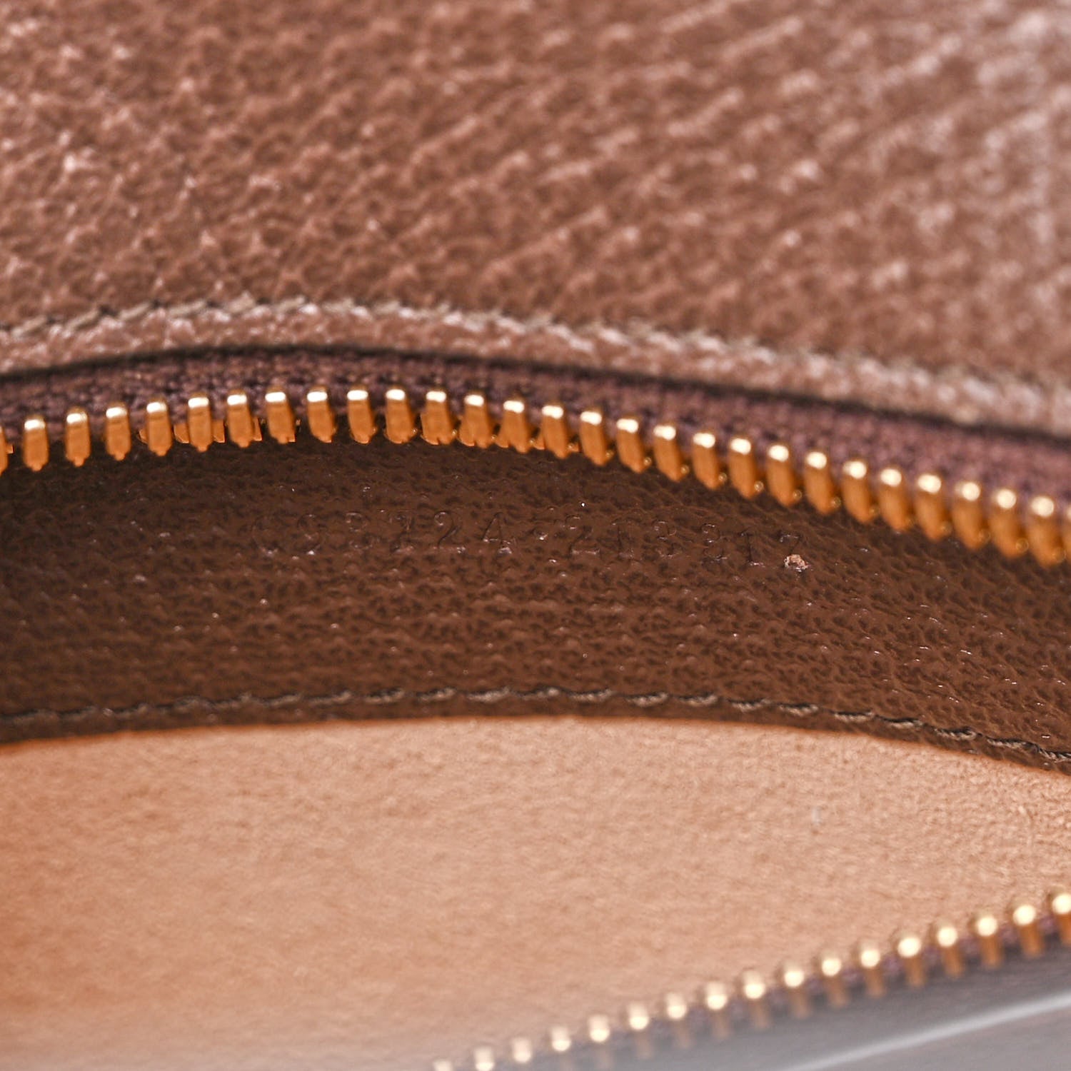 Gucci GG Supreme Monogram Textured Dollar Calfskin Web Small Ophidia Slip Handle Tote Beige Ebony New Acero 7 of 10