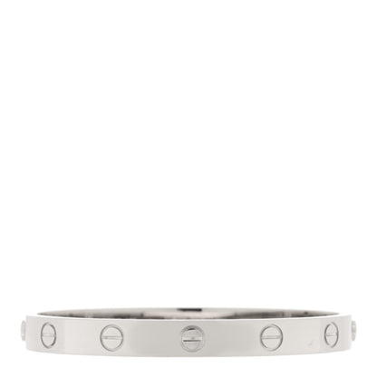 Cartier 18K White Gold LOVE Bracelet 16 2 of 4