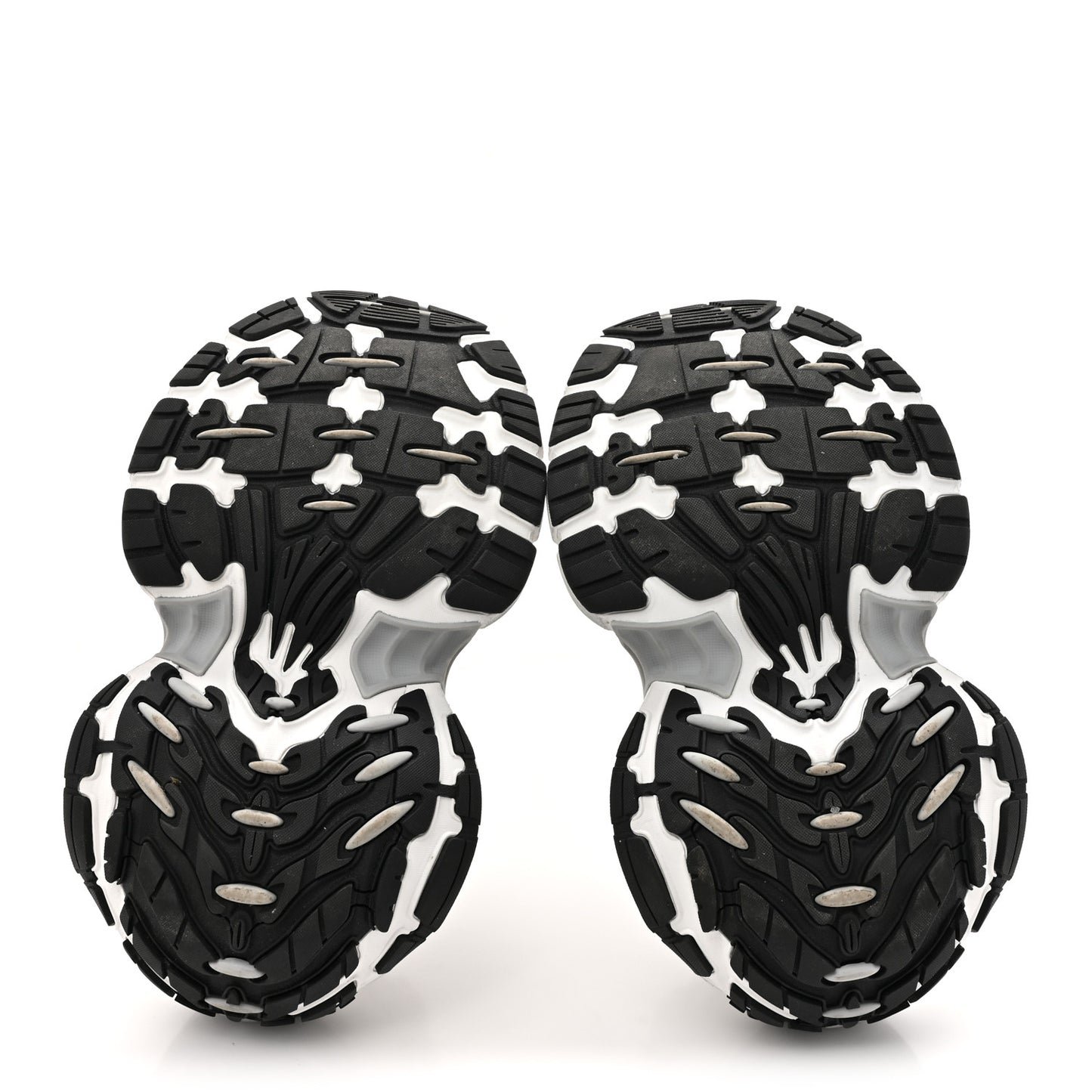 Mesh TPU Worn Out Effect Womens 10XL Sneakers 36 White Grey