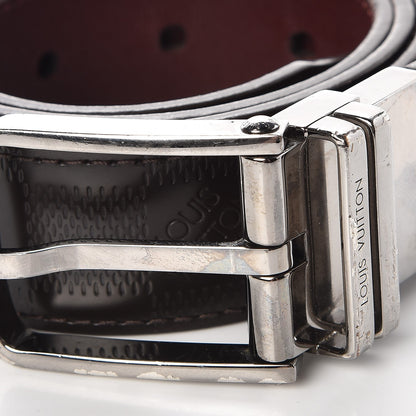 Louis Vuitton Damier Infini Calfskin Boston 30mm Reversible Belt 90 36 Moka 4 of 8