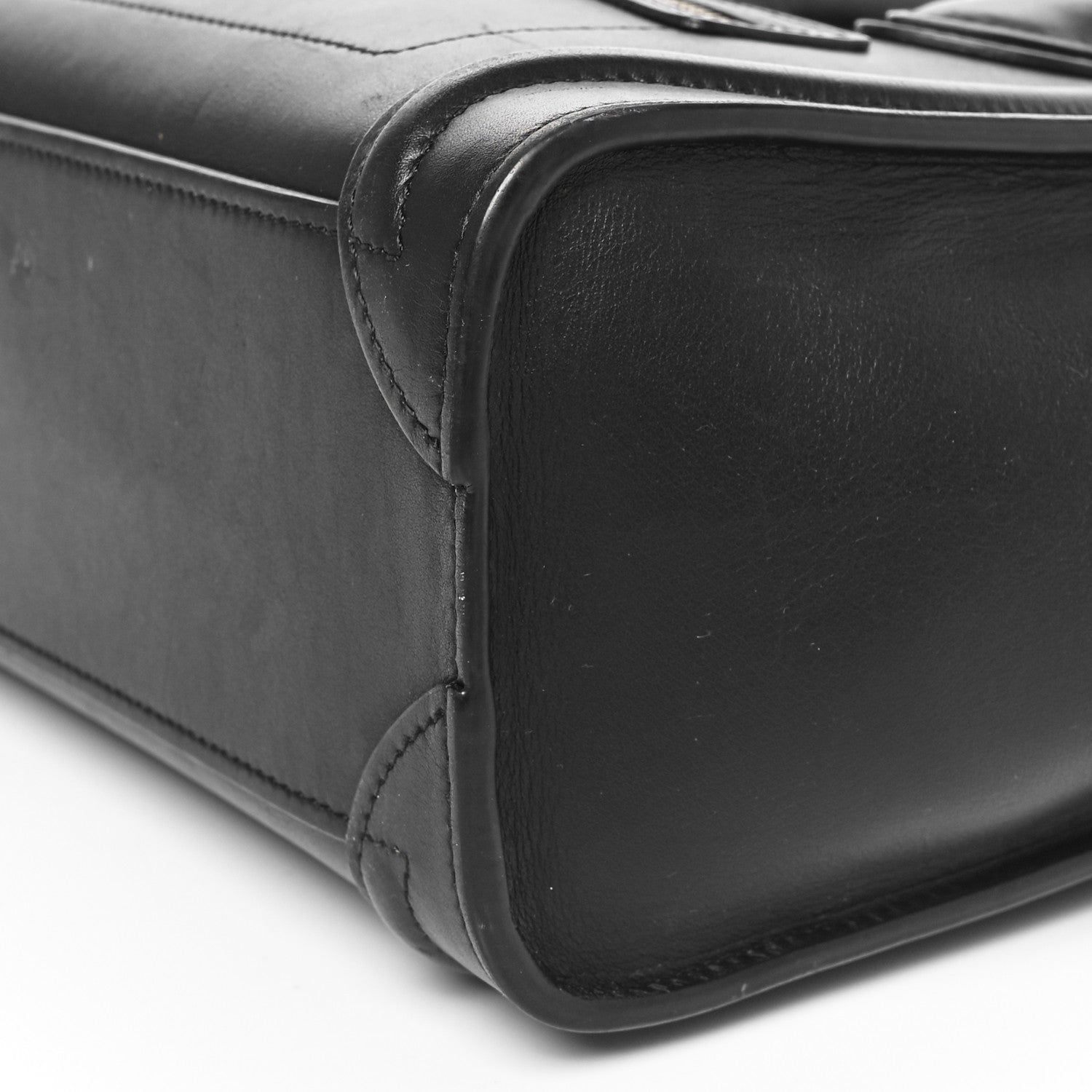 Celine Smooth Calfskin Nano Luggage Black 10 of 10