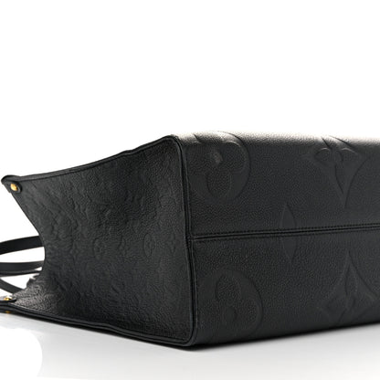 Louis Vuitton Empreinte Monogram Giant OnTheGo MM Black 8 of 12