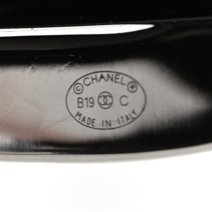 Chanel Resin CC Buckle Cuff Black Gold 3 of 3