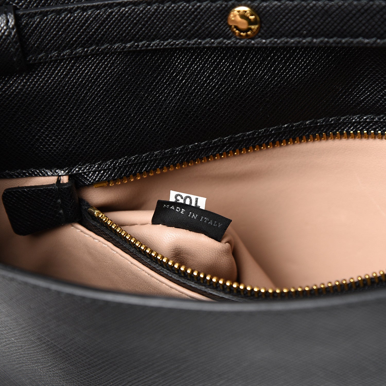 Prada Saffiano Lux Clutch Black 6 of 12