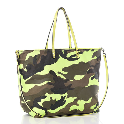 Valentino Garavani Canvas Camouflage Rockstud Reversible Tote Multicolor 7 of 33