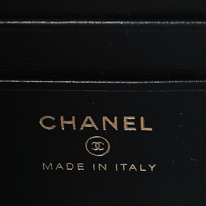 Chanel Caviar Quilted CC Filigree Vanity Clutch With Chain Black 6 of 10