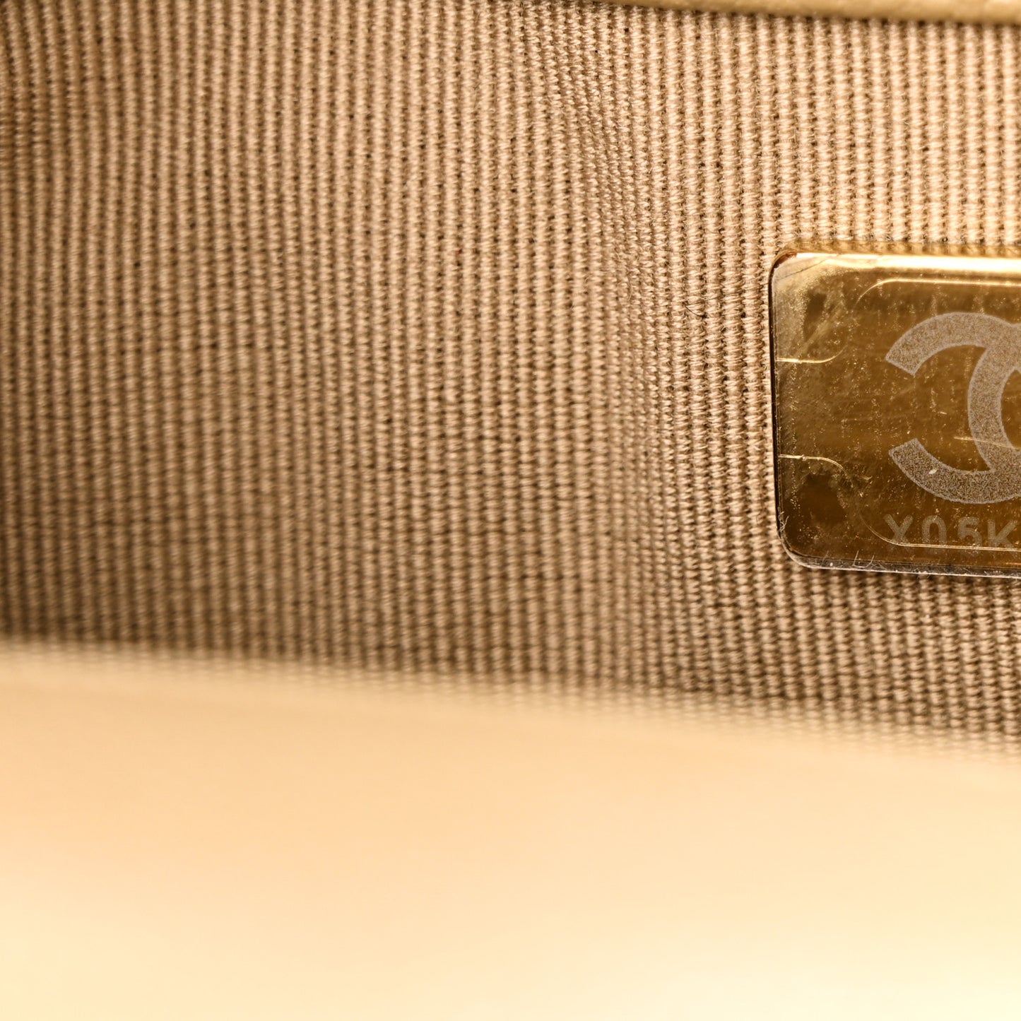 Caviar Quilted Small CC You Flap Dark Beige
