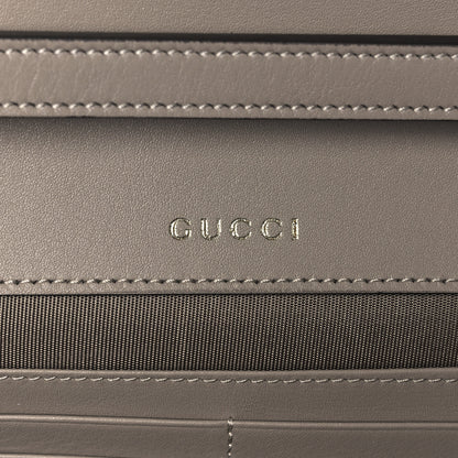 Gucci Calfskin Gucci 73 Clutch Dove Grey 6 of 11