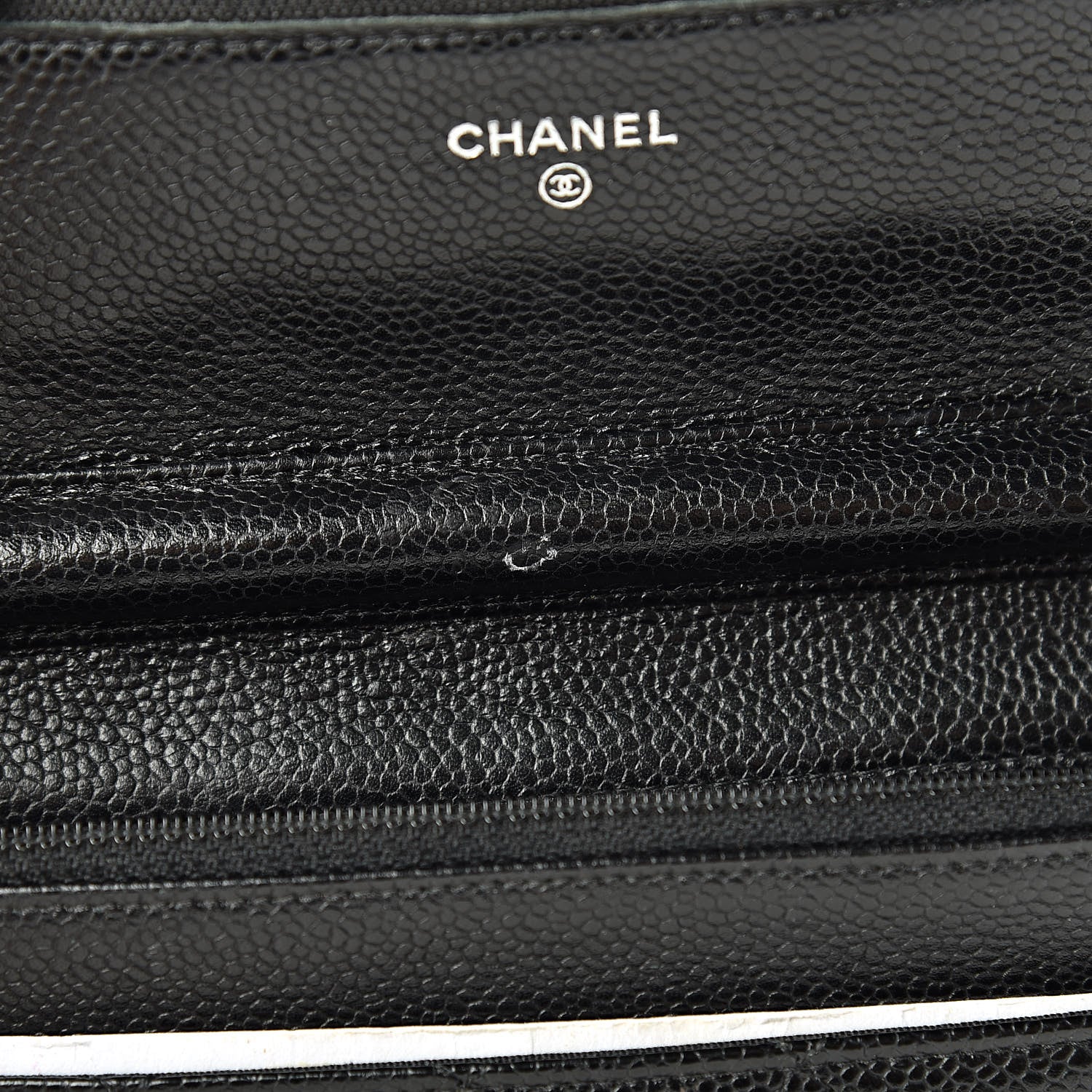 Chanel Caviar Quilted Wallet On Chain WOC Black 13 of 15