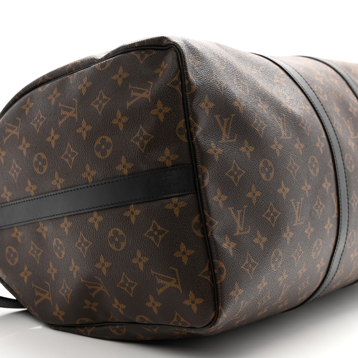 Louis Vuitton Monogram Macassar Keepall Bandouliere 55 8 of 12
