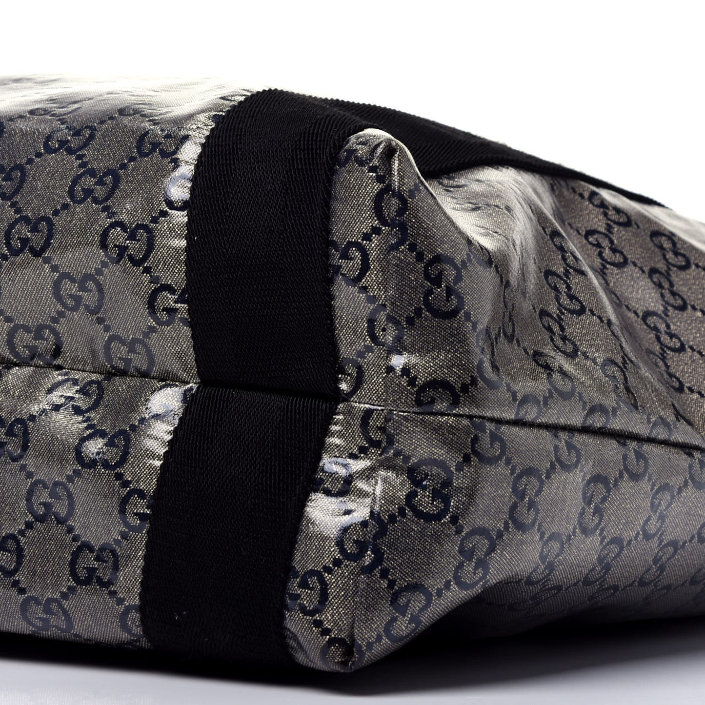 Crystal Monogram Medium Vertical Tote Black
