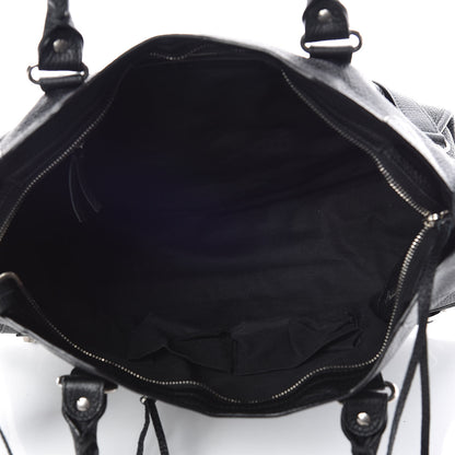 Balenciaga Vibrato Calfskin Classic Silver Hardware City Black 6 of 10
