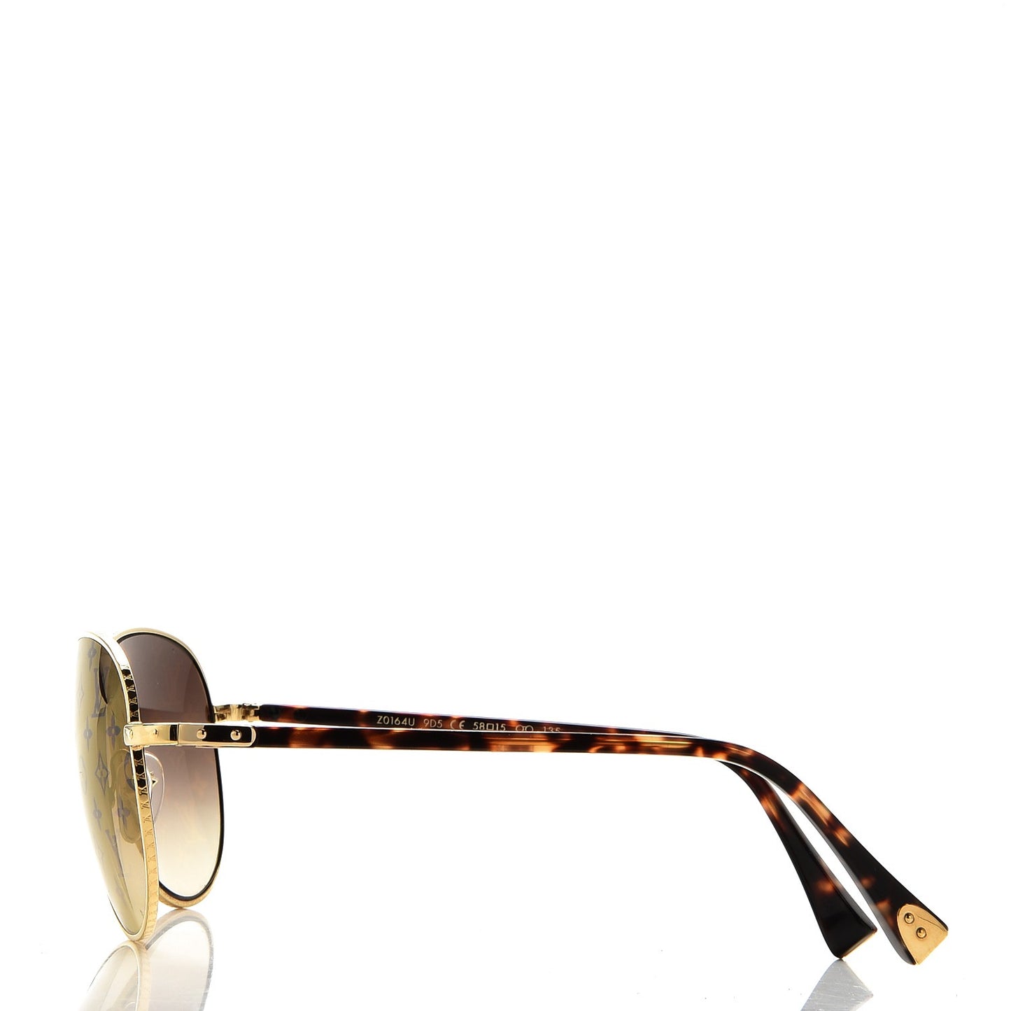 Conspiration Pilote Sunglasses Z0164U Gold