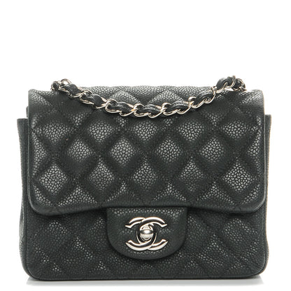 Chanel Iridescent Caviar Quilted Mini Square Flap Black 1 of 8