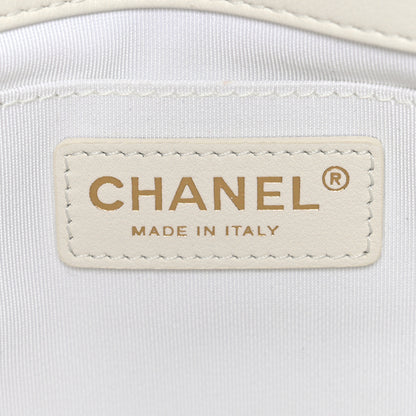 Chanel Calfskin Quilted Medium Bubbly Flap White 7 of 11