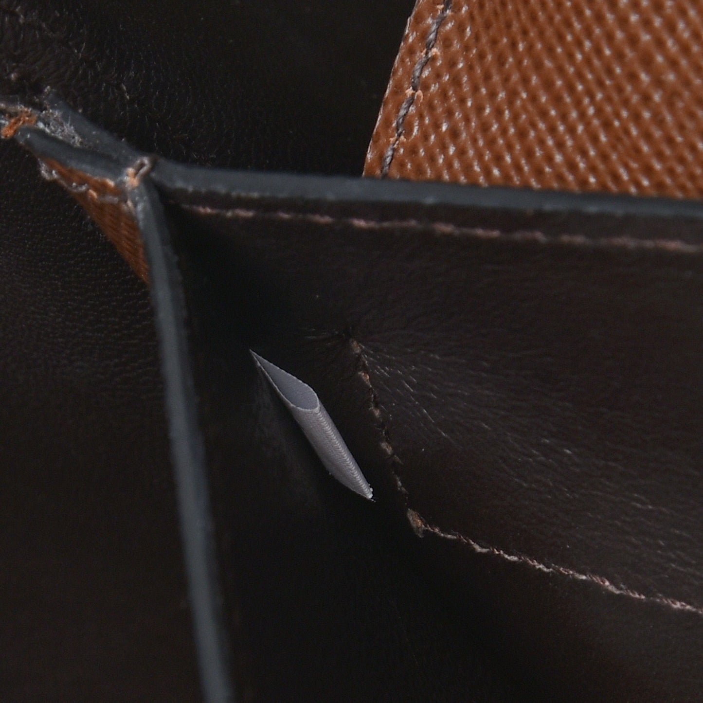 Saffiano Cuir Large Double Bag Cacao