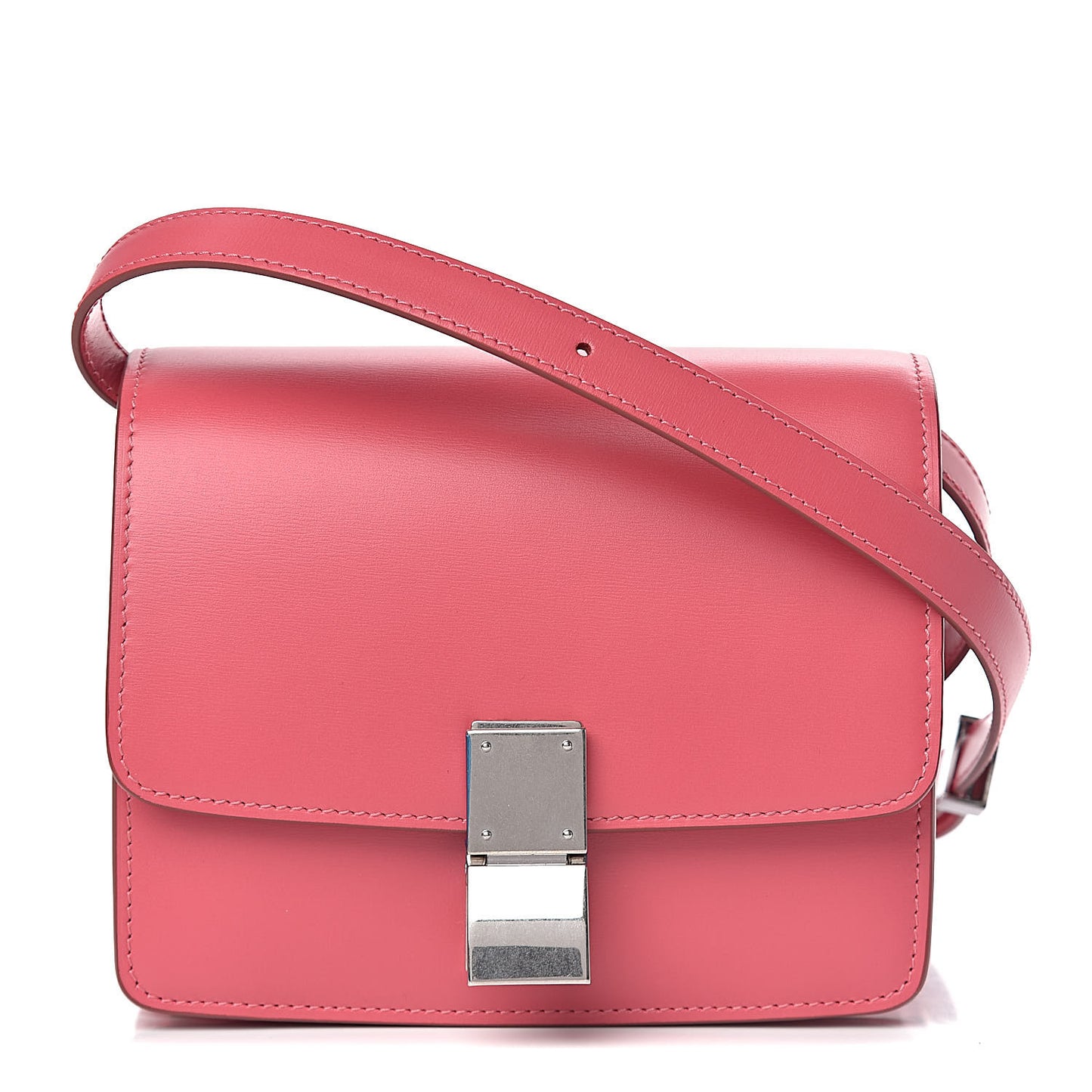 Box Calfskin Small Classic Box Flap Bag Bubble