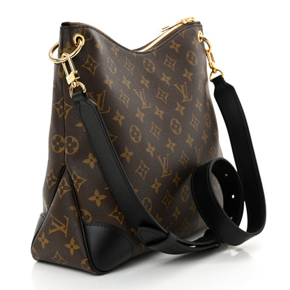 Louis Vuitton Monogram Odeon MM Black 3 of 9