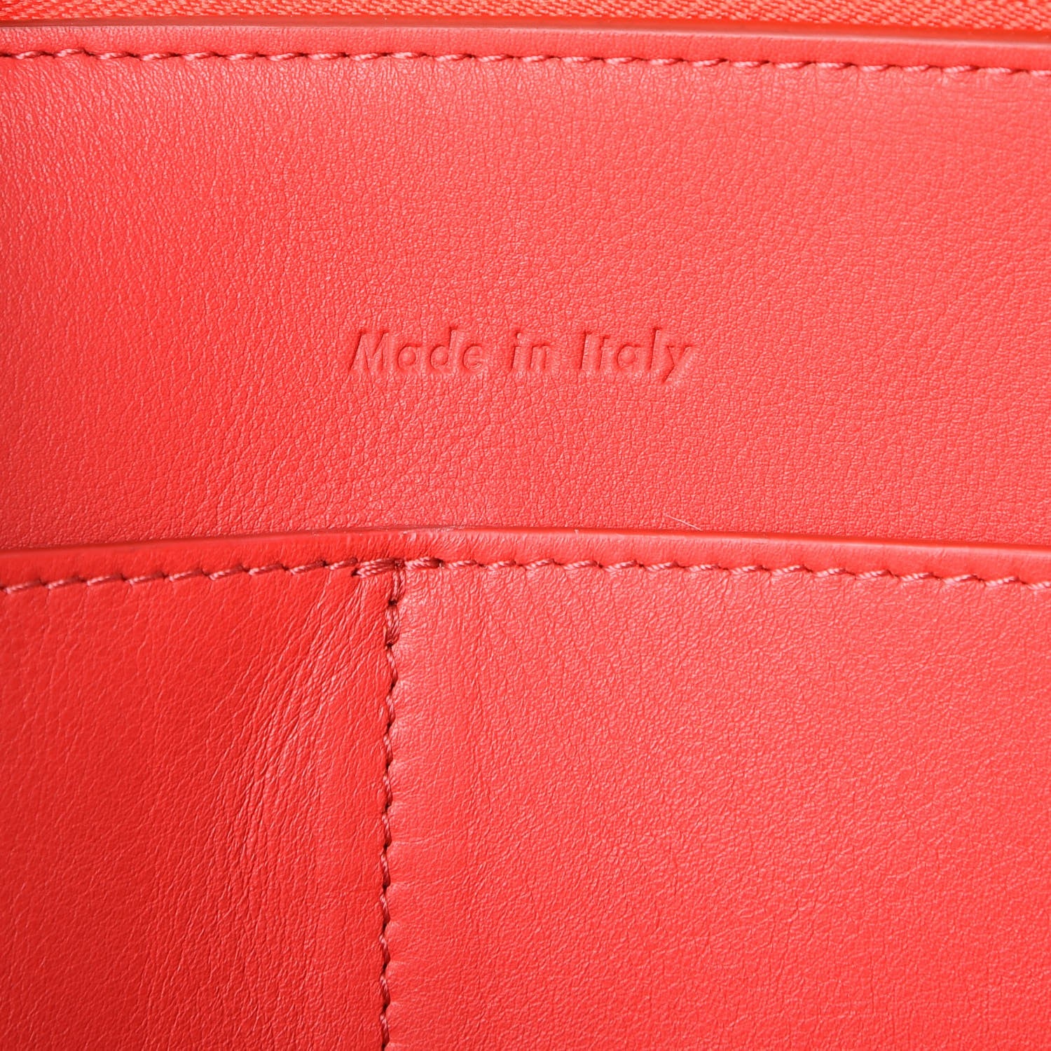 Celine Smooth Calfskin Small Tri-Fold Bag Red 7 of 8