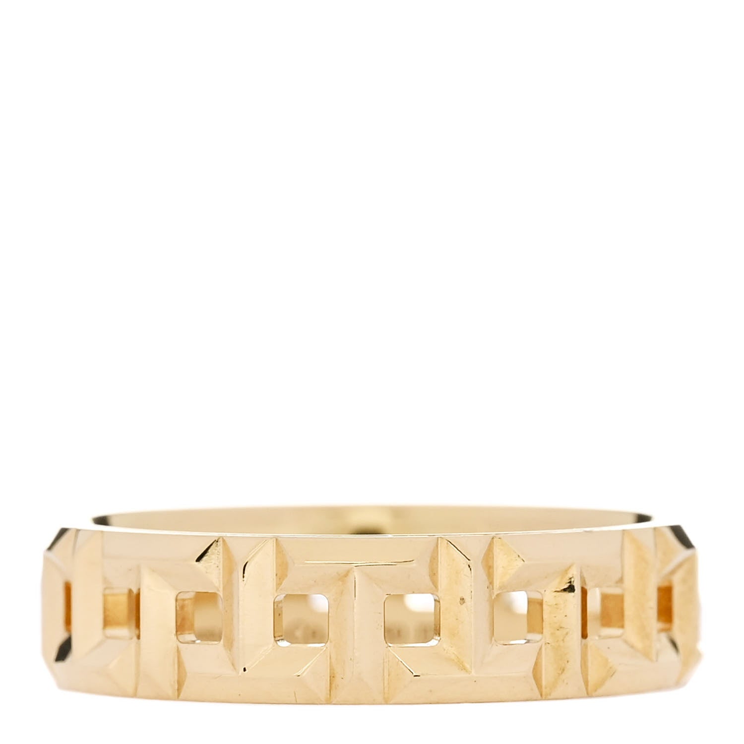 Tiffany 18K Yellow Gold T True Wide Ring 60 9 1 of 5