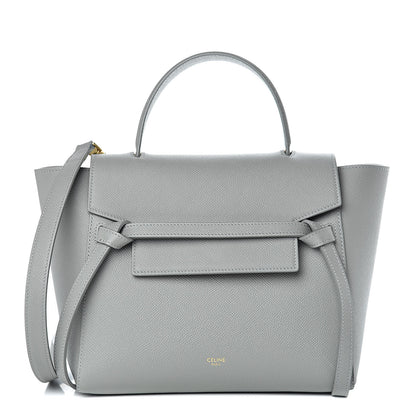 Celine Grained Calfskin Micro Belt Bag Cloud 1 of 10